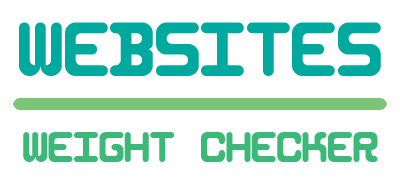 WebSites Weight Checker